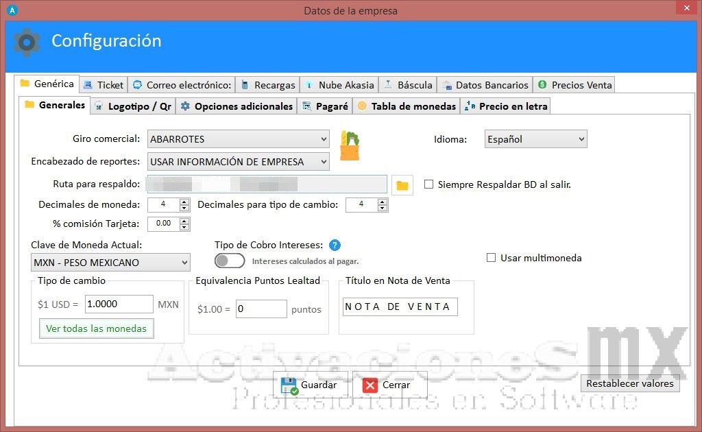 Akasia Punto de Venta Crack